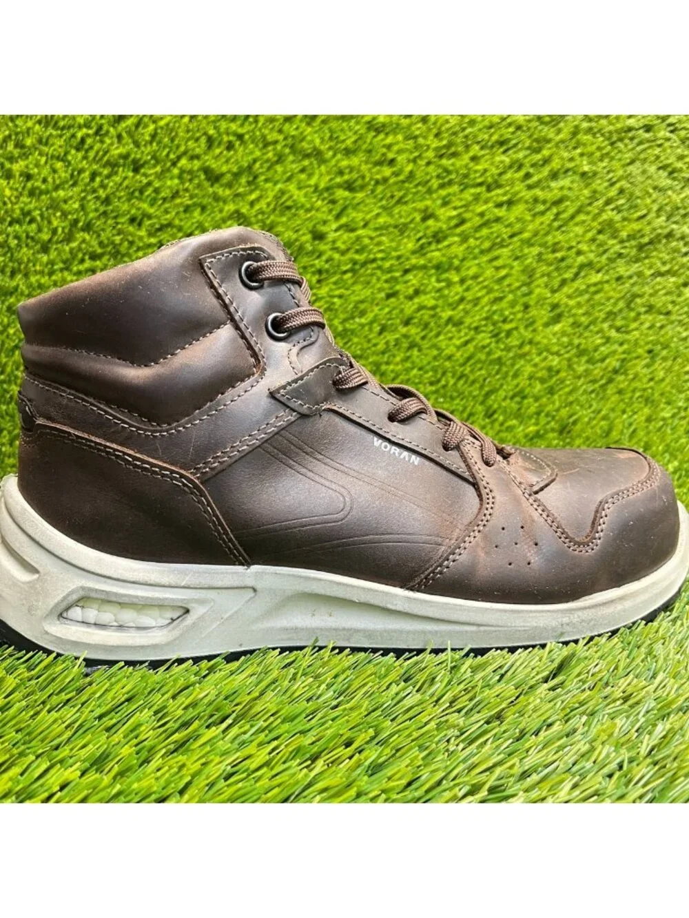 Voran Sportsafe Energy 910 Mens Size 8 Brown Composite Toe Safety Work Boots